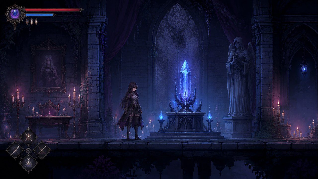 哥特少女勇闯恶魔城2 剧情互动 实机截图 5